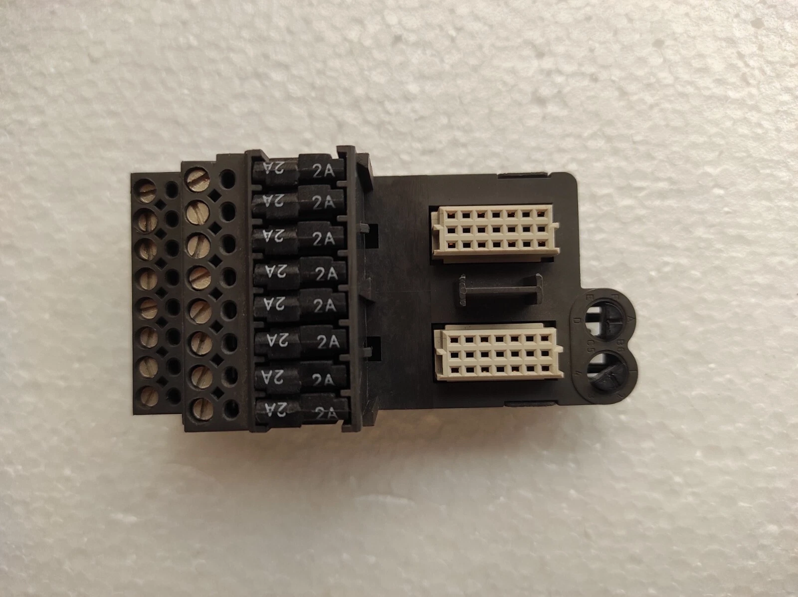 Fisher-Rosemount Emerson Process Fused I/O Terminal Block KJ4001X1-CB1